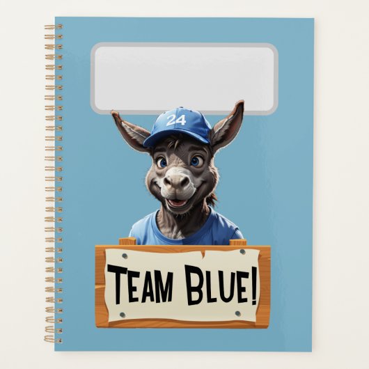 Team Blue - Stem Democraat Planner (Voorkant)
