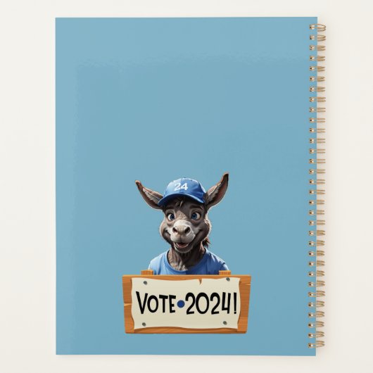 Team Blue - Stem Democraat Planner (Achterkant)