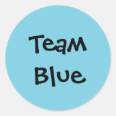 "Team Blue" Stickers (Voorkant)