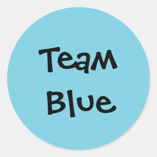 "Team Blue" Stickers (Voorkant)