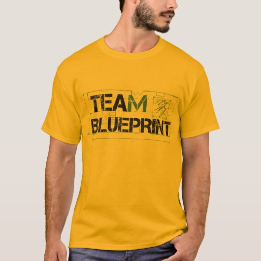 Team Blueprint Gold Shirt (Voorkant)