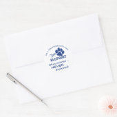 Team BluPrint Sticker: Vaak geïmiteerd nooit... Ronde Sticker (Envelop)