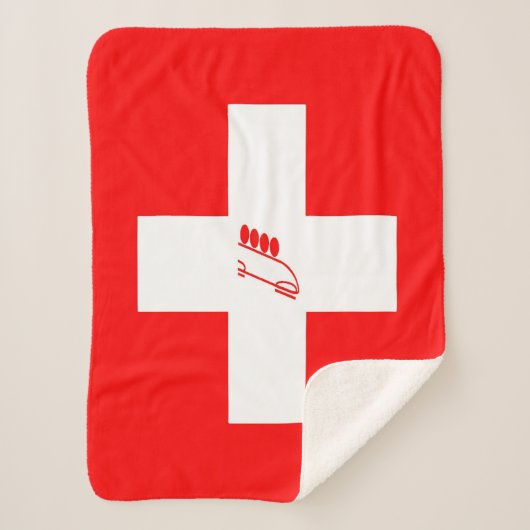 Team Bobslee Zwitserland Sherpa Deken (Voorkant)