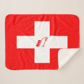 Team Bobslee Zwitserland Sherpa Deken (Voorkant (horizontaal))