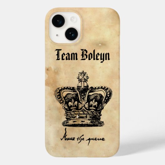 Team Boleyn - Anne's Crown & Signature Hoesje-Mate Case-Mate iPhone Case (Achterkant)
