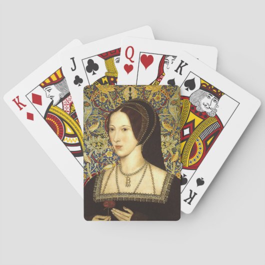 Team Boleyn - Koningin Anne Boleyn van Engeland Pokerkaarten (Achterkant)