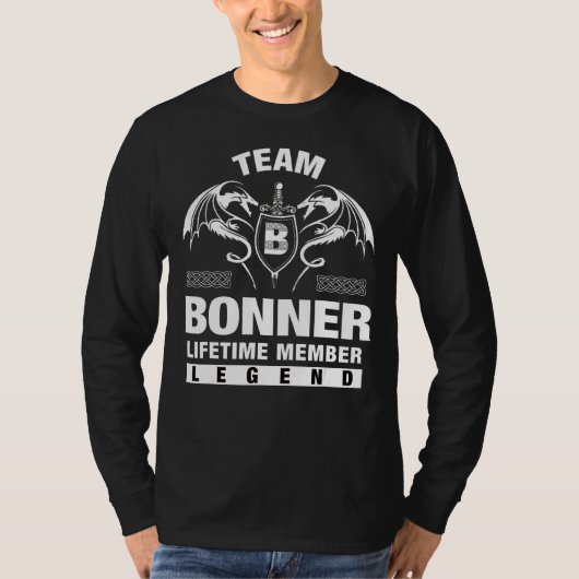 Team Bonner Lifetime Lid T-shirt (Voorkant)
