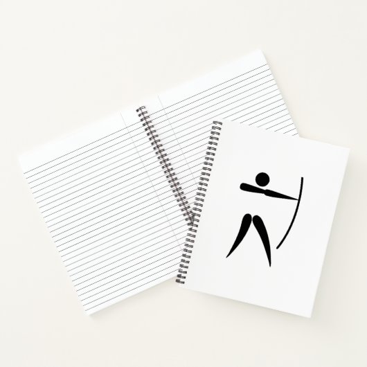 Team boogschieten notitieboek (Binnen)