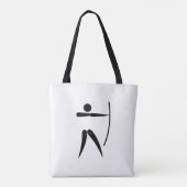 Team boogschieten tote bag (Achterkant)