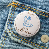 Team Boots Gender Reveal Stemmen Button