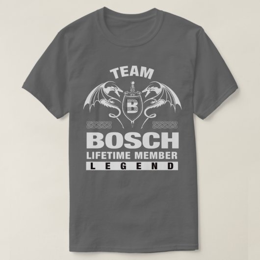 Team BOSCH Lifetime Member Gifts T-shirt (Design voorkant)