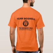 TEAM BOSWELL 9-11 HEROES RUN T-SHIRT (Achterkant)