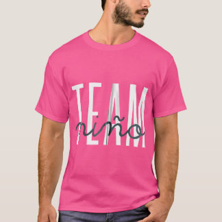 Team Boy Baby Aankondiging Team Nio Gender Reveal T-shirt