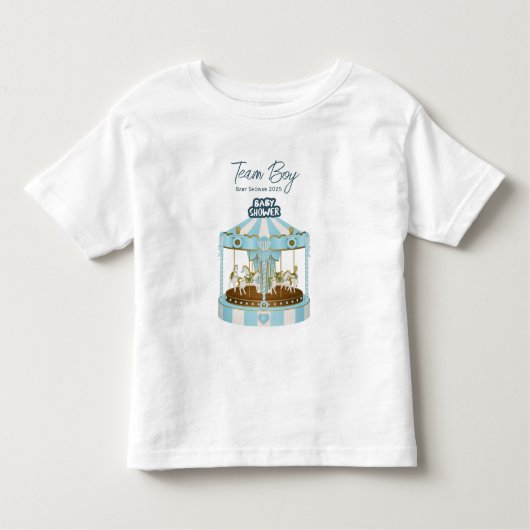 Team Boy Baby Borrel 2025 T-Shirt (Voorkant)