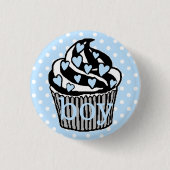 Team Boy-Baby shower Ronde Button 3,2 Cm (Voorkant)