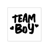Team Boy Baby Shower Rubberstempel (Afrduk)
