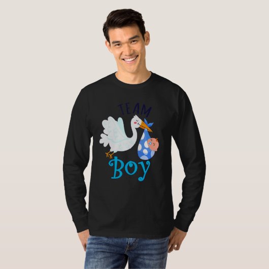 Team Boy Bird Gender onthult party Mannen Women Pa T-shirt (Voorkant volledig)