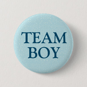 Team Boy Blue Baby Gender onthullen Party Button