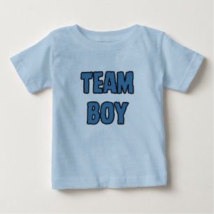 Team Boy Blue Baby Geslacht Onthulling Feest T-Shi