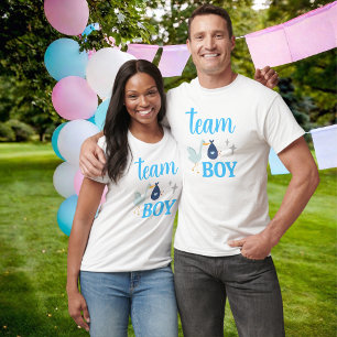 Team Boy Blue Geslacht Onthulling Feest Unisex T-shirt