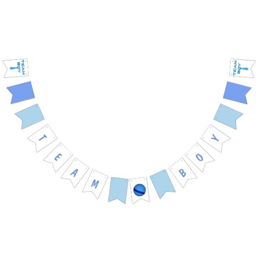 Team Boy Blue met Bouncy Ball Vlaggetjes (Alle)