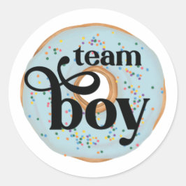 Team Boy Donut Geslacht onthullen Sticker