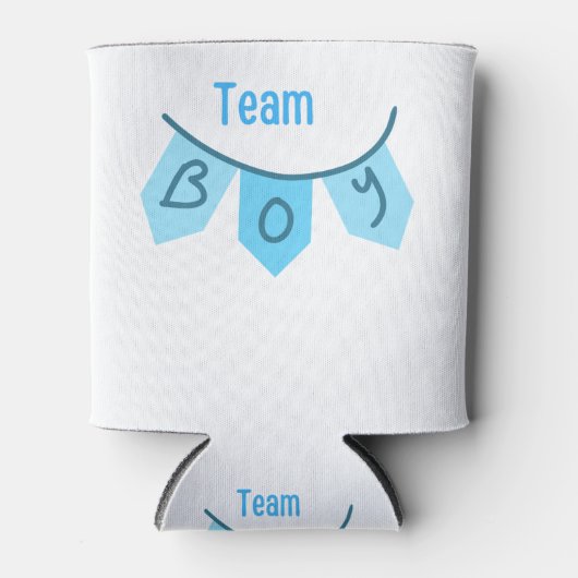 Team Boy, Gender onthullen de Koelbox van de Lijst Blikjeskoeler (Voorkant)