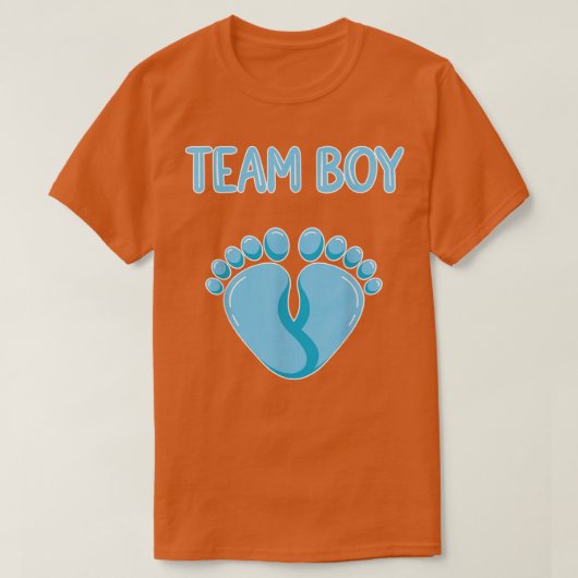 Team Boy Gender onthulling676 T-shirt (Design voorkant)