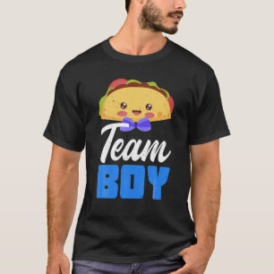 Team Boy Gender onthulling Baby shower Taco Baby P T-shirt