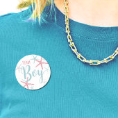 Team Boy Gender onthulling party Ronde Sticker