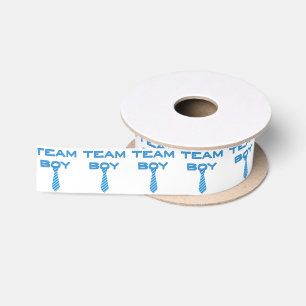 Team Boy Gender onthulling Ribbon Satijnen Lint
