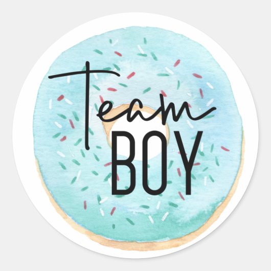 Team Boy Gender onthult ticker Ronde Sticker (Voorkant)