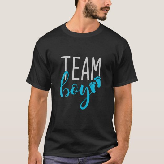 Team Boy Geslacht onthullen T Shirt (Voorkant)