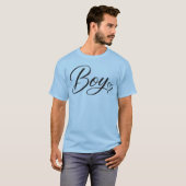 Team Boy Geslacht Onthulling Heren T-shirt (Voorkant volledig)