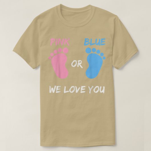 Team Boy Girl Gender onthullen Gift T-shirt (Design voorkant)