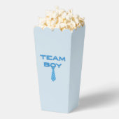 Team Boy met Necktie Gender onthulling Bedankdoosjes (Popped)