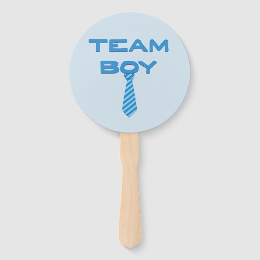 Team Boy met Necktie Handwaaier (Achterkant)