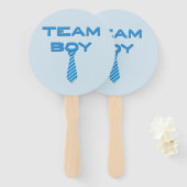 Team Boy met Necktie Handwaaier (Voorkant en achterkant)