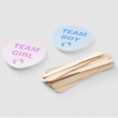 Team Boy of Team Girl Gender onthullen Shower Handwaaier (Niet-gemonteerd)