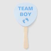 Team Boy of Team Girl Gender onthullen Shower Handwaaier (Achterkant)