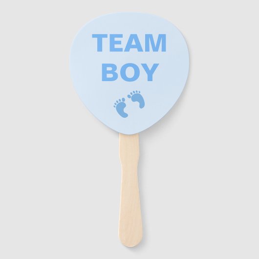 Team Boy of Team Girl Gender onthullen Shower Handwaaier (Achterkant)