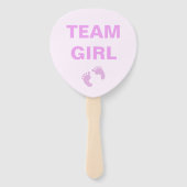 Team Boy of Team Girl Gender onthullen Shower Handwaaier (Voorkant)
