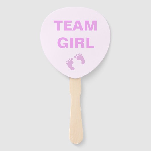 Team Boy of Team Girl Gender onthullen Shower Handwaaier (Voorkant)