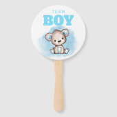 Team Boy of Team Meisje Geslacht Onthullen Stemmen Handwaaier (Achterkant)