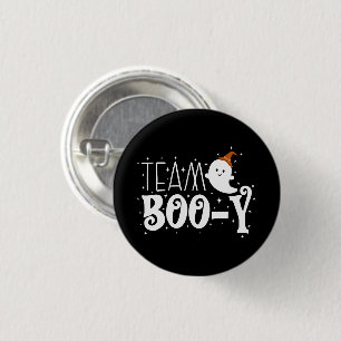 Team Boy, oktober Halloween Geslacht Onthullen Ges Ronde Button 3,2 Cm