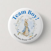 Team Boy Peter Rabbit Button (Voorkant)
