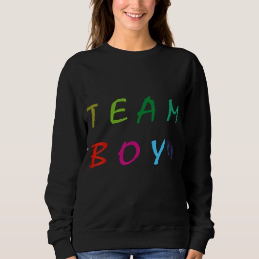 Team Boy Quote Baby Cool Team Boy Trui (Voorkant)