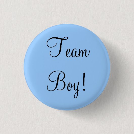 Team Boy Ronde Button 3,2 Cm (Voorkant)
