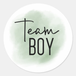 Team Boy Sage Groen Geslacht onthullen Sticker
