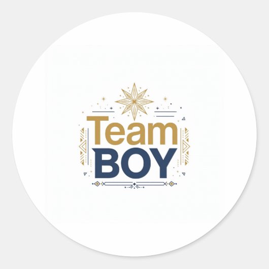 Team Boy Sticker (Voorkant)